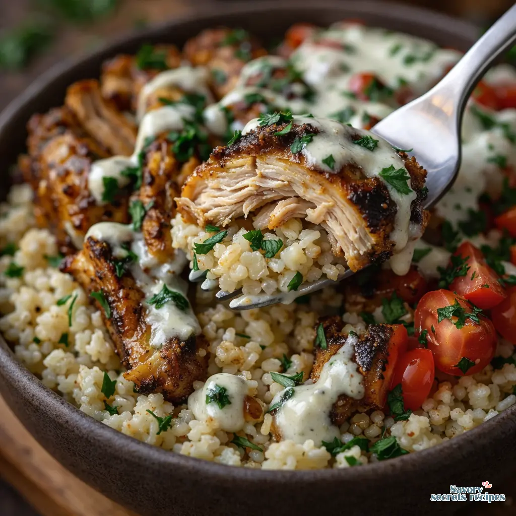 Amazing Authentic Keto Chicken Shawarma Bowl The Best