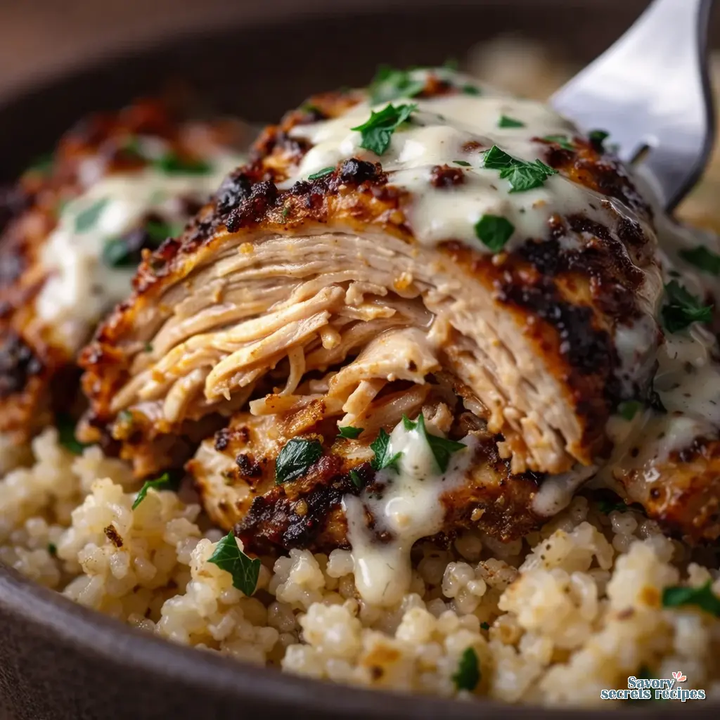 Keto Chicken Shawarma Bowl close up