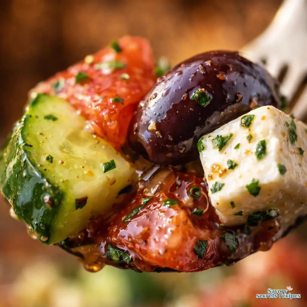 keto cucumber tomato salad close up