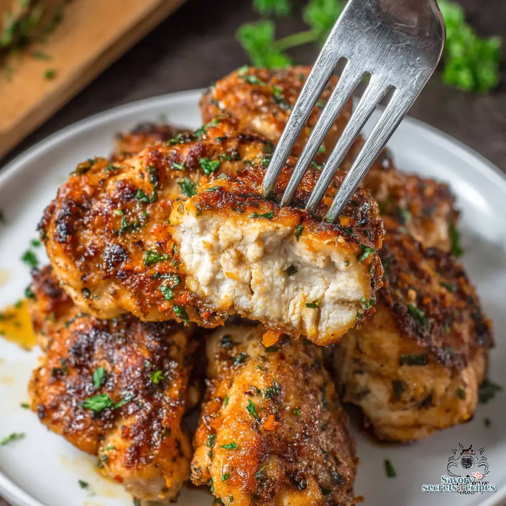 keto garlic butter chicken bites final presentation