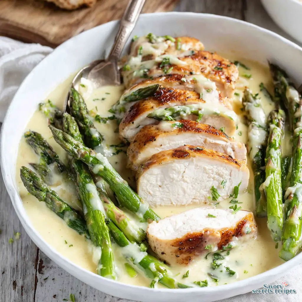 keto lemon chicken and asparagus final presentation