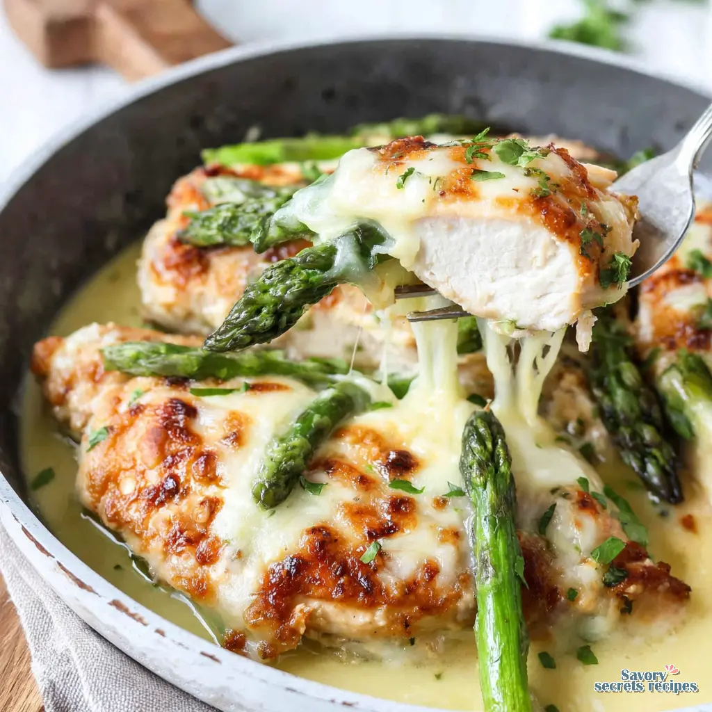 keto lemon chicken and asparagus - variation 4