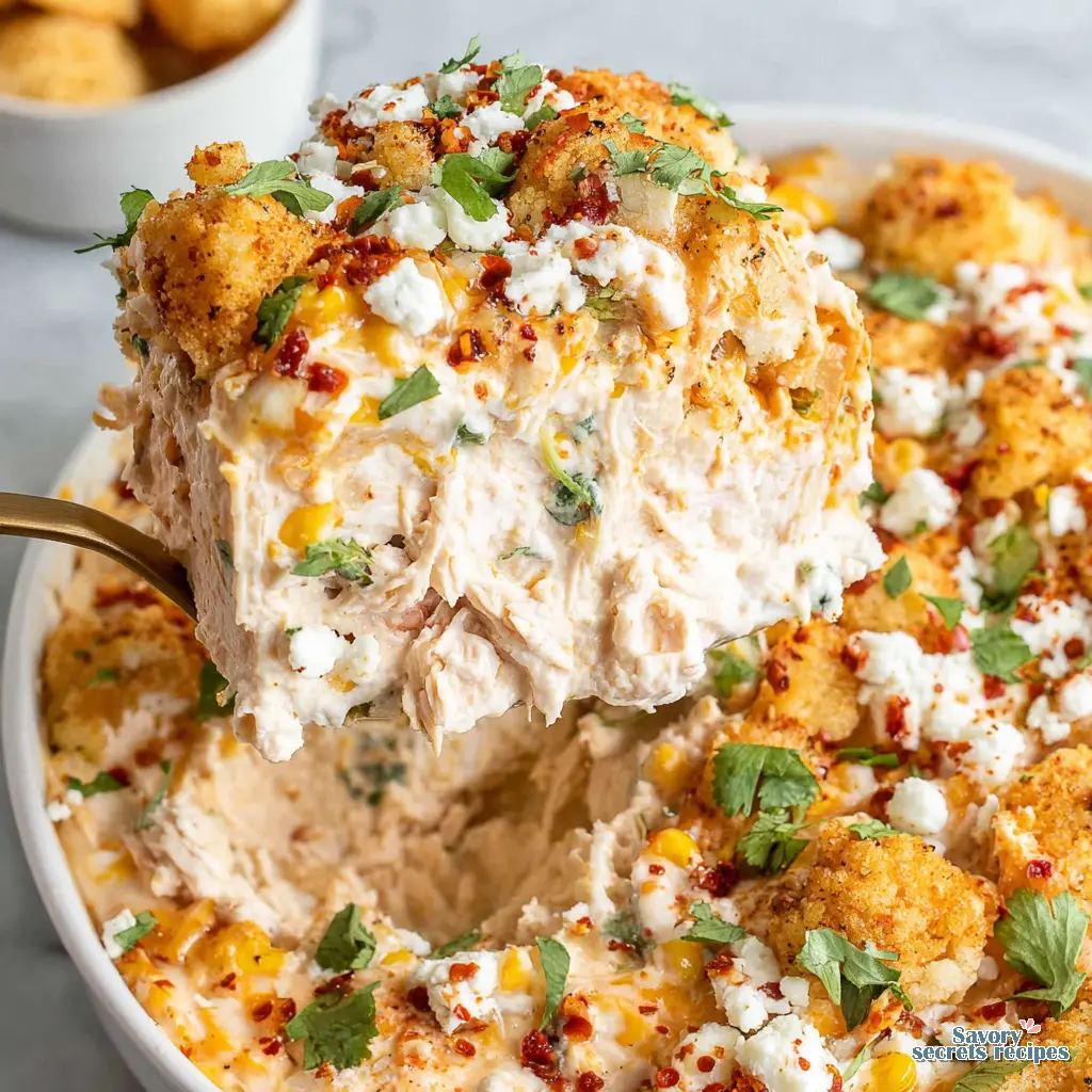 New Quick Keto Street Corn Chicken Dip Is The Best
