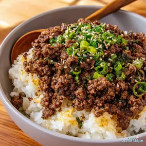 korean ground beef rice bowl recipe 762977485 q1