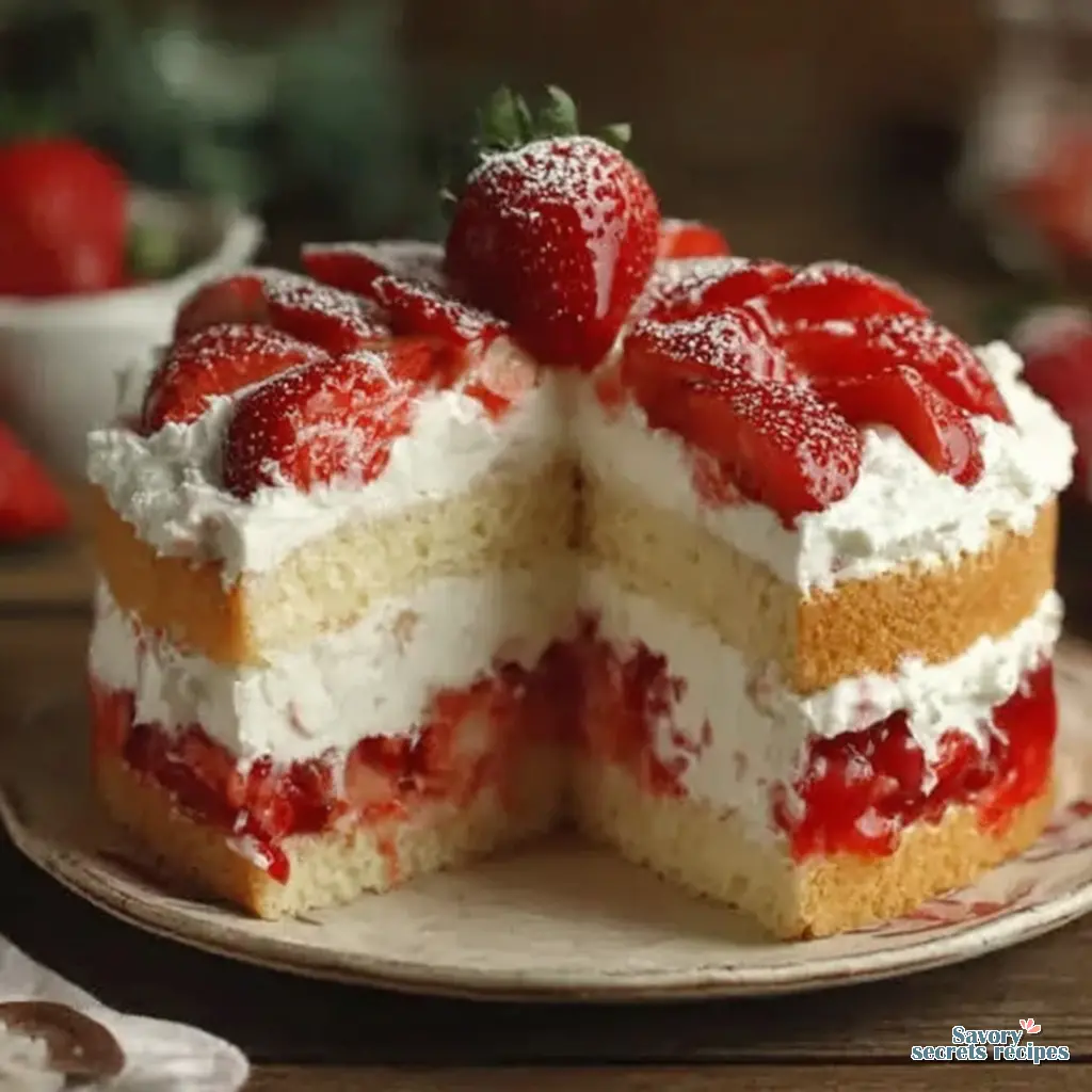 The Best Tested Easy Korean Strawberry Shortcake Cake