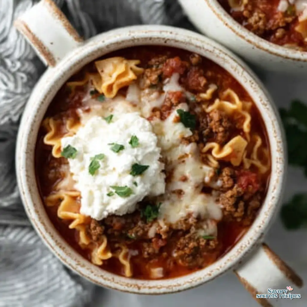 lazy lasagna soup gluten free final presentation