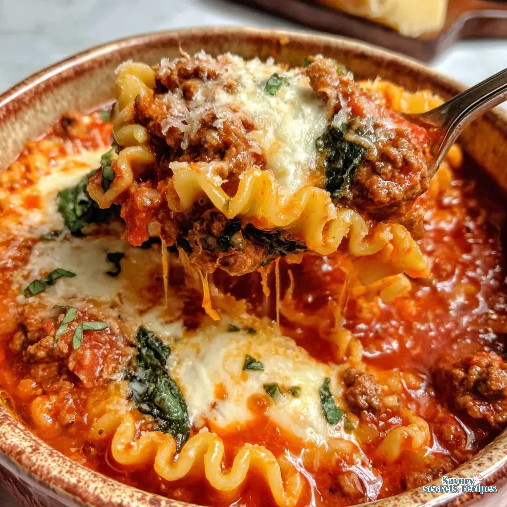 lazy lasagna soup instant pot - variation 4