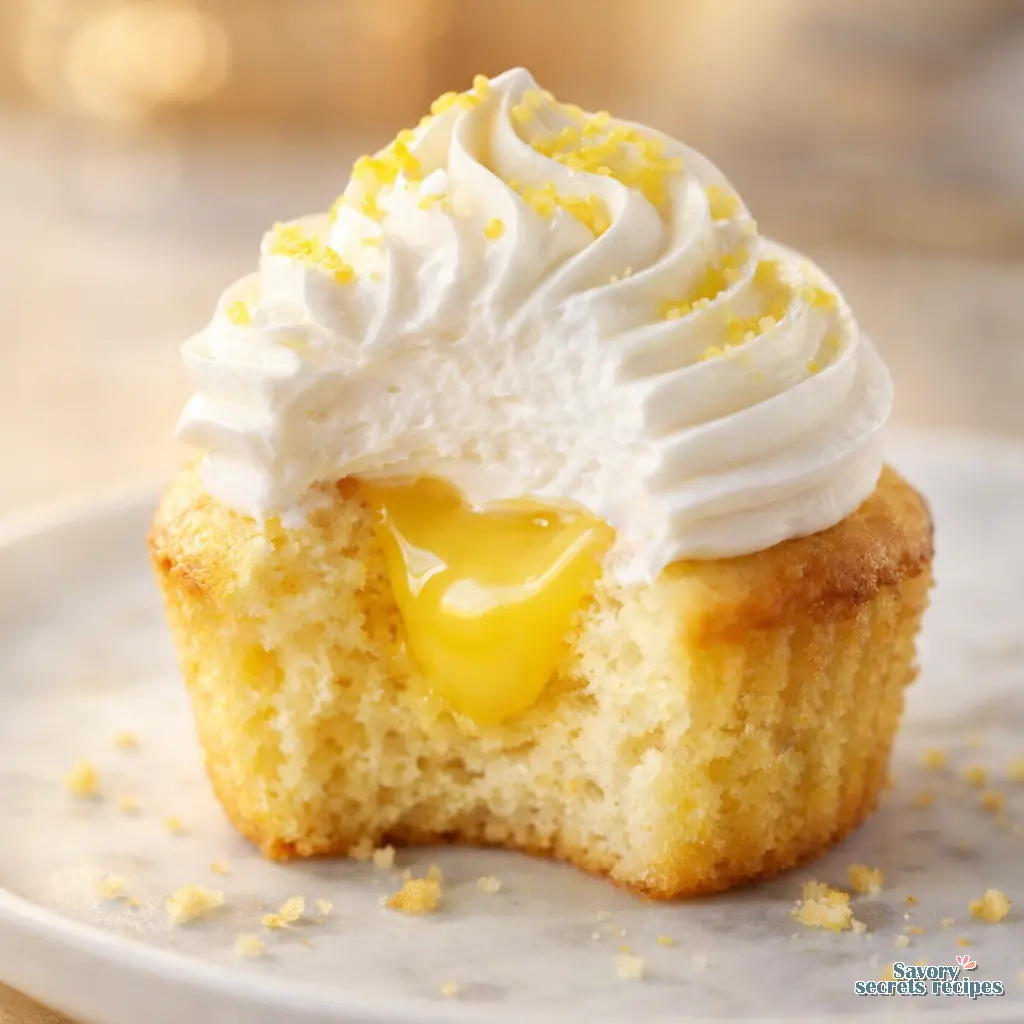 New happy best vanilla cupcake and lemon curd pairing