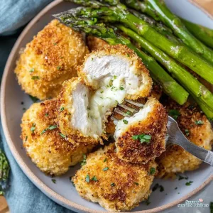 lemon garlic butter chicken bites with asparagus 446103127 q1
