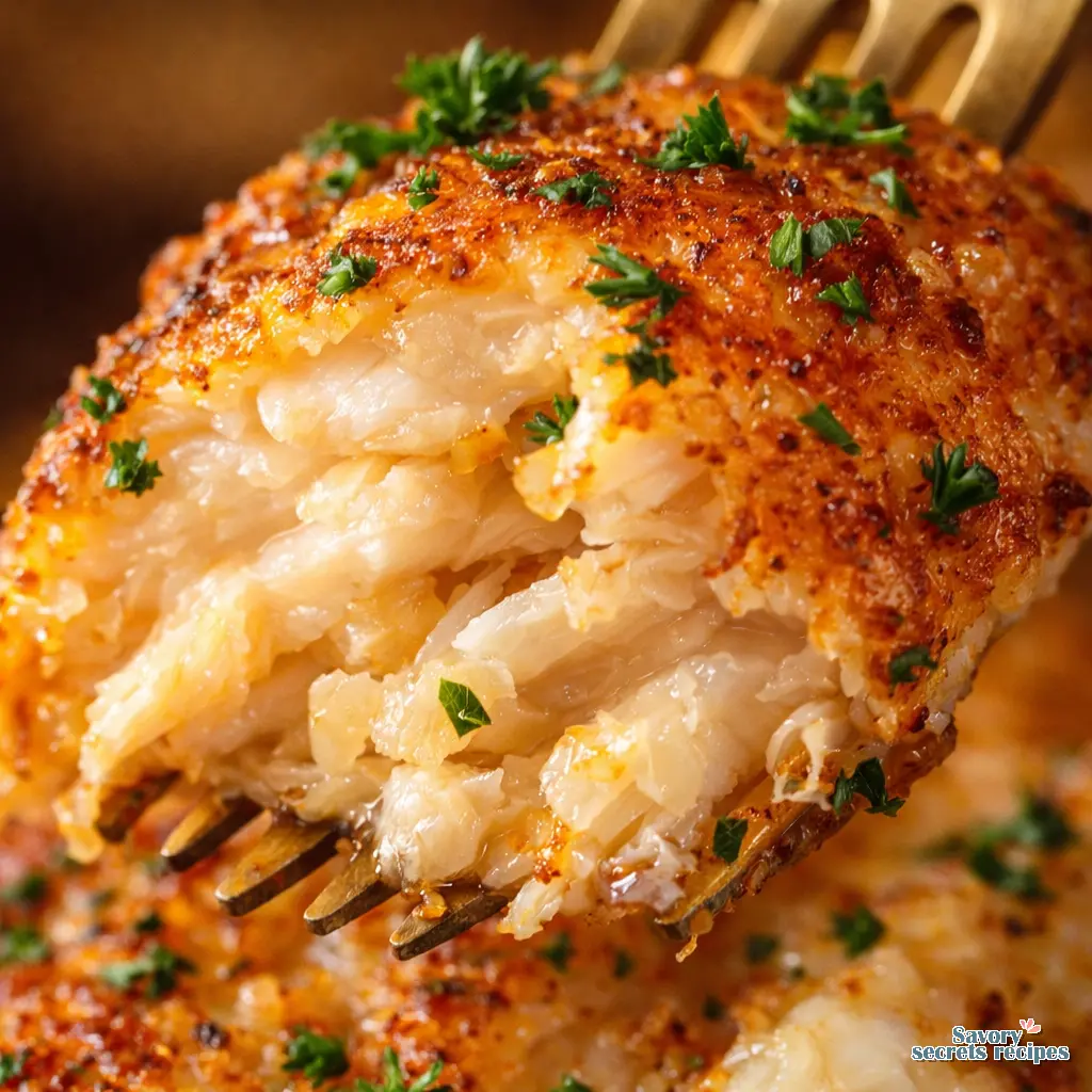 lemon garlic tilapia air fryer close up