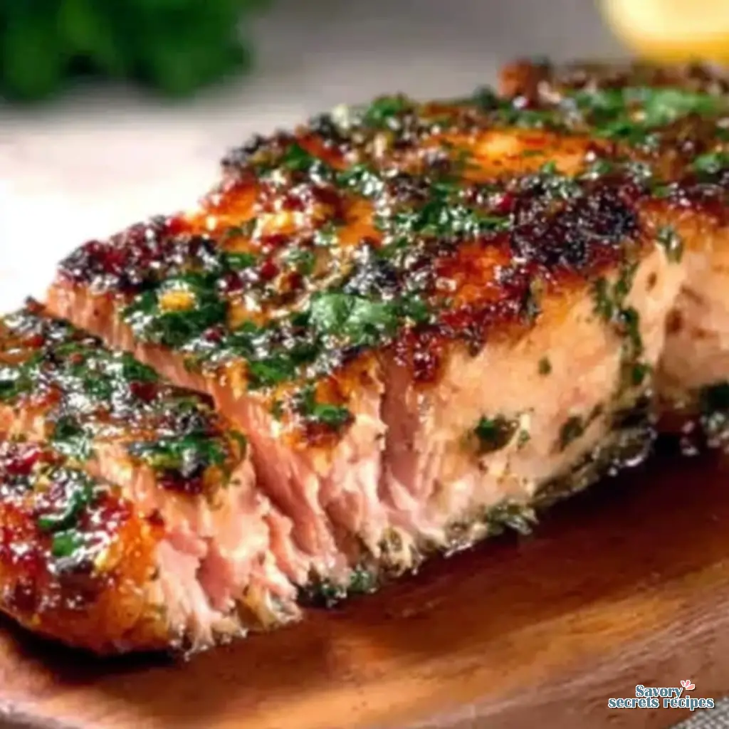 lemon grilled salmon close up