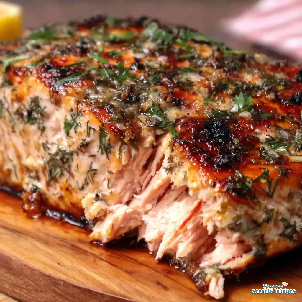 lemon grilled salmon final presentation