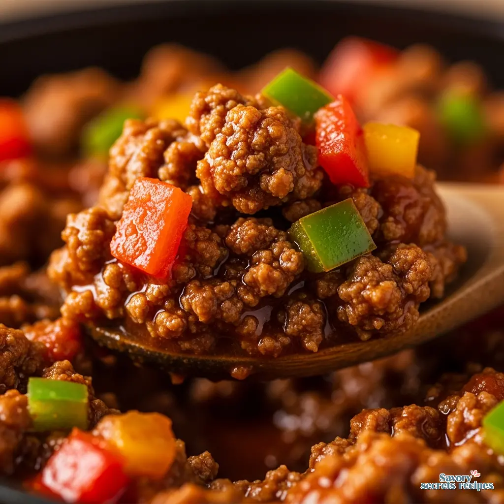 low carb keto chili close up