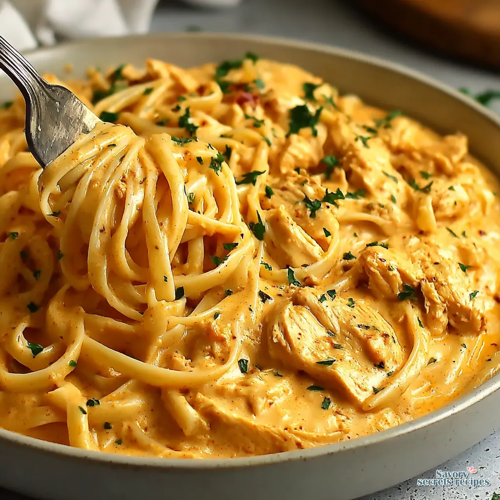 marry me chicken pasta for a crowd close up