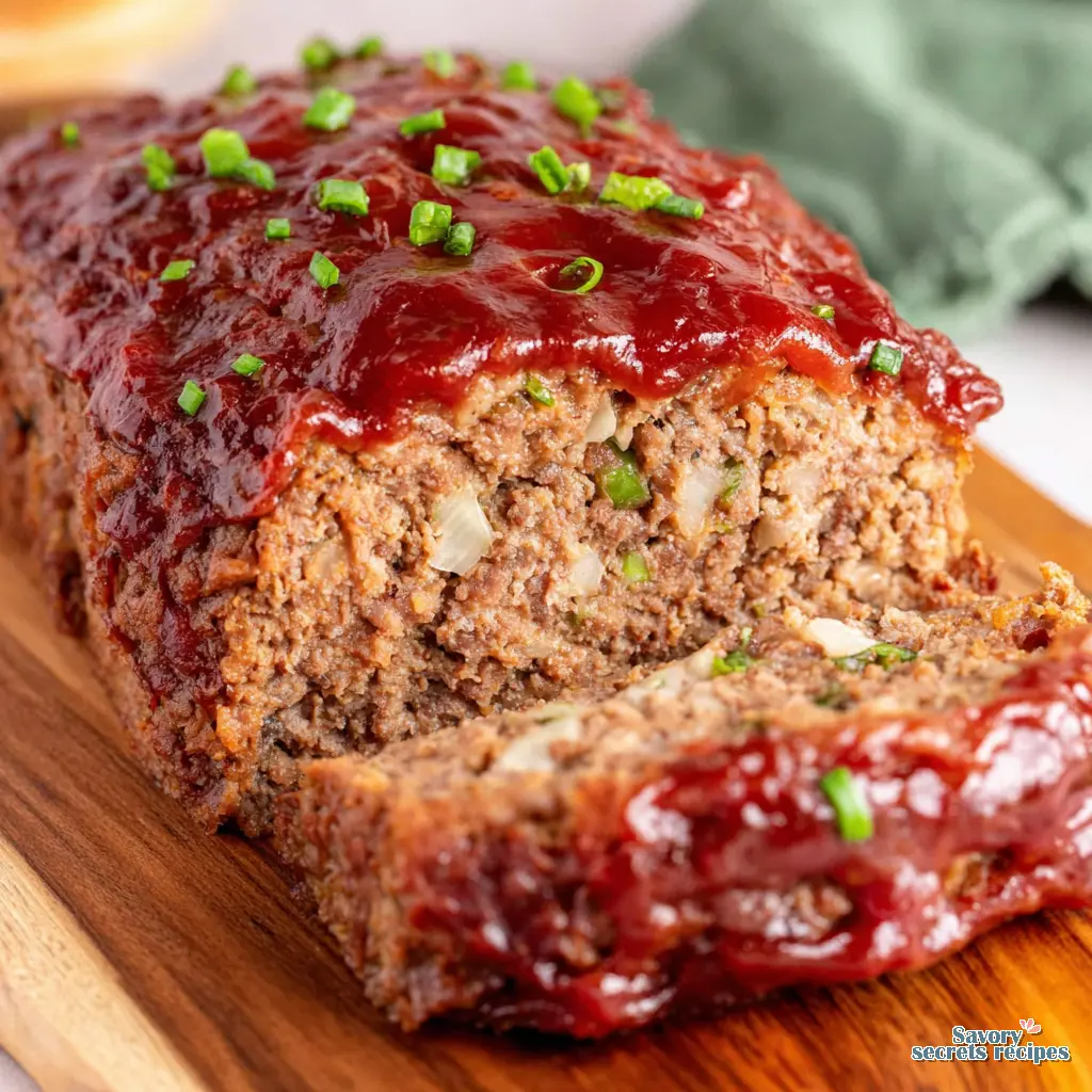 meatloaf recipe with crackers final presentation