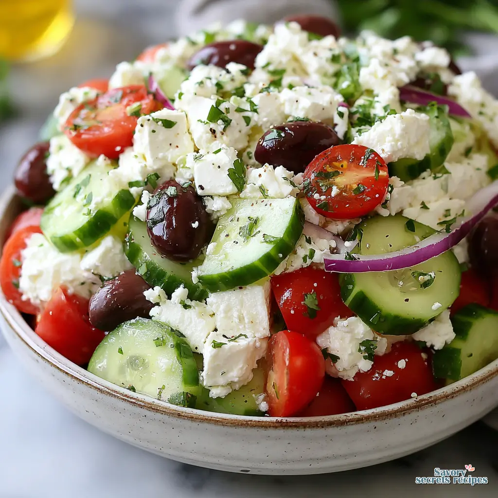 mediterranean salad recipe - variation 4