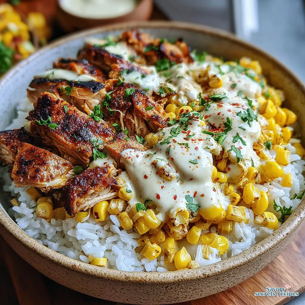 New authentic mexican street corn chicken bowl recipe
