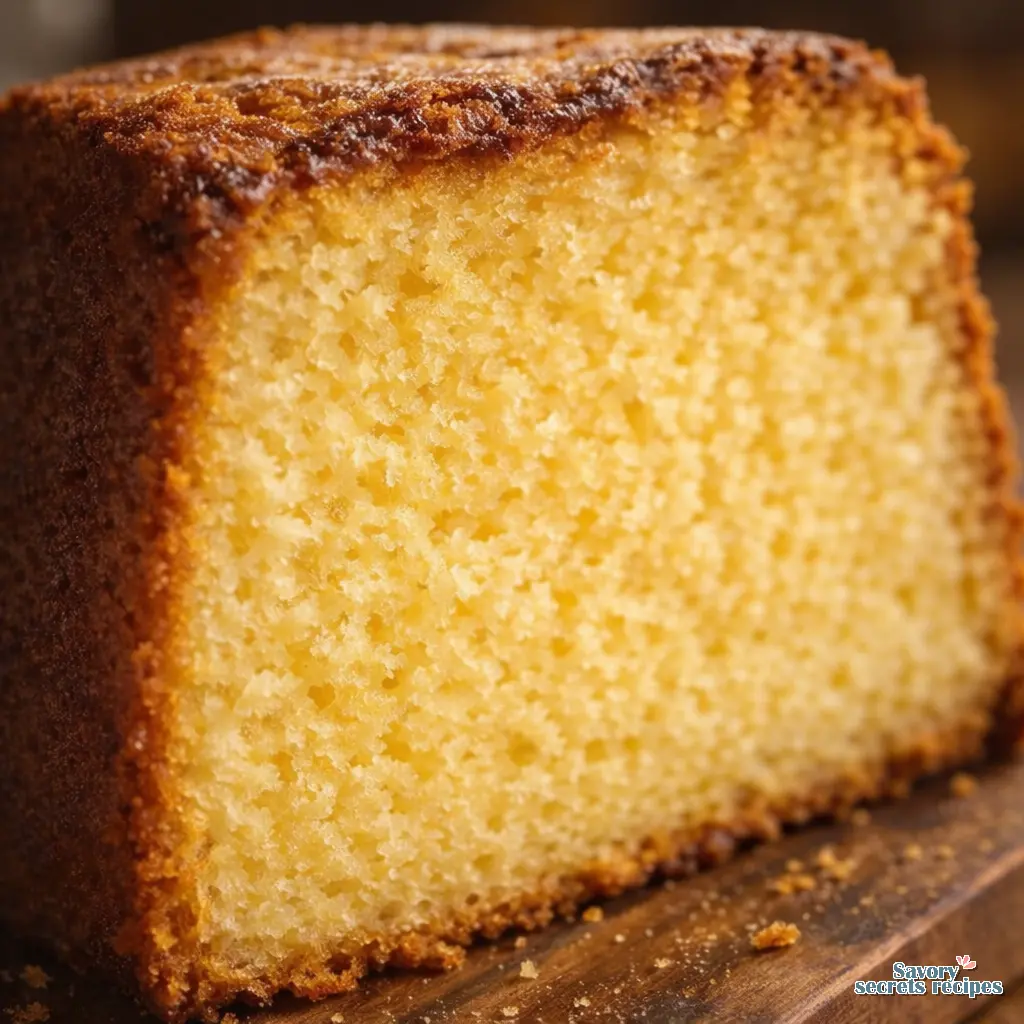 million dollar pound cake recipe close up