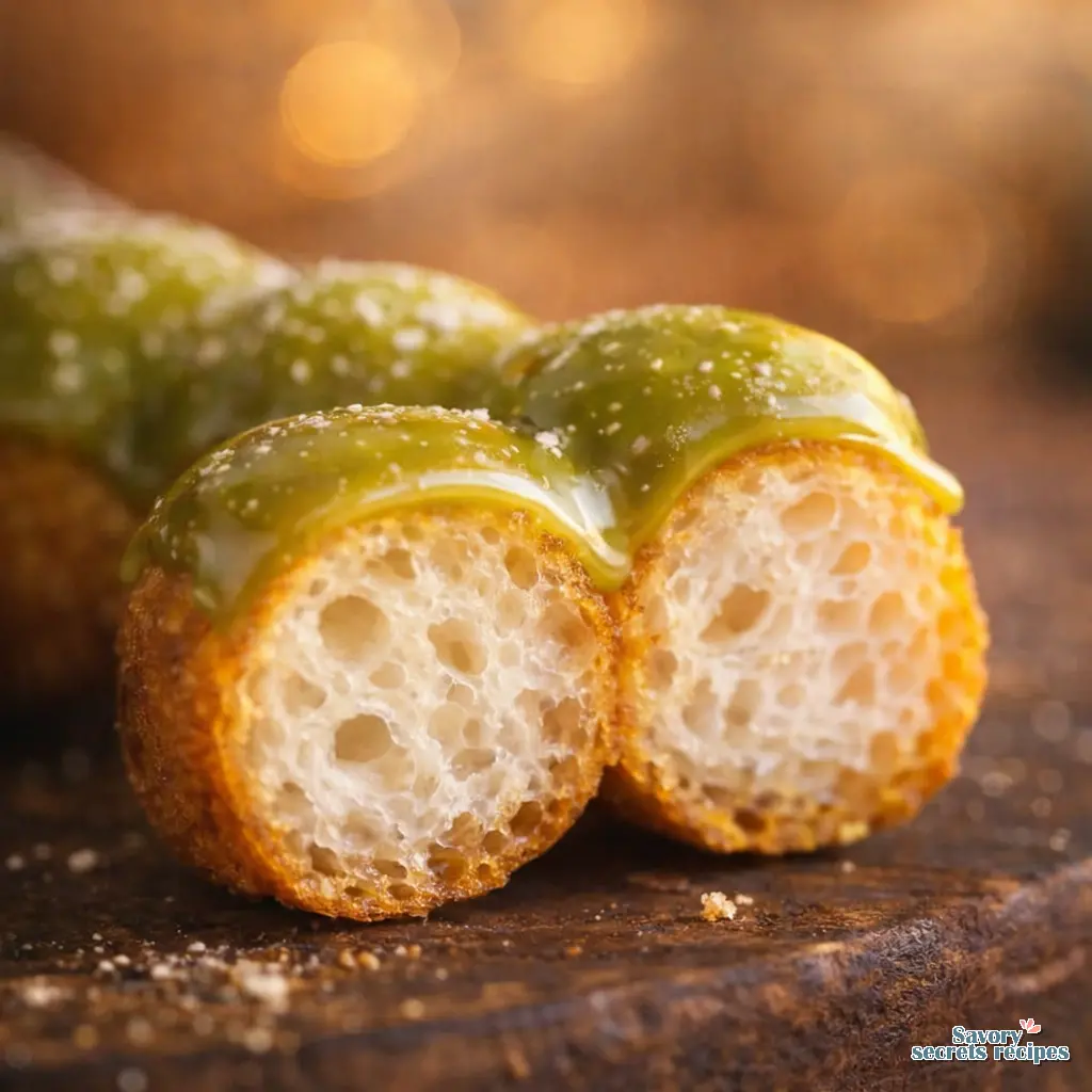 mochi donuts recipe close up