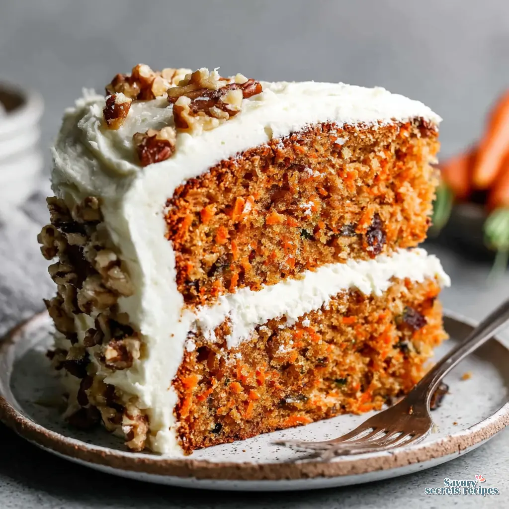 moist carrot cake recipe final presentation