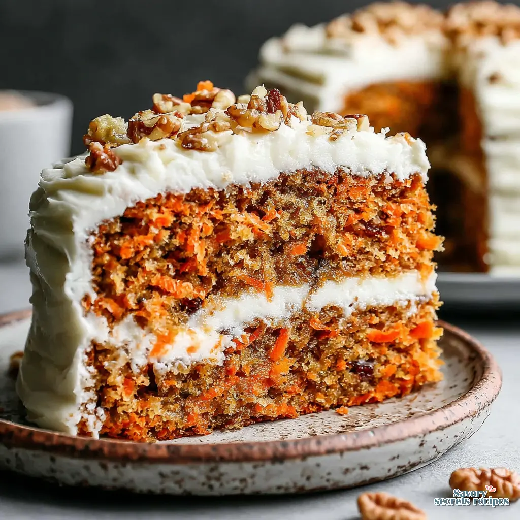 moist carrot cake recipe - variation 4