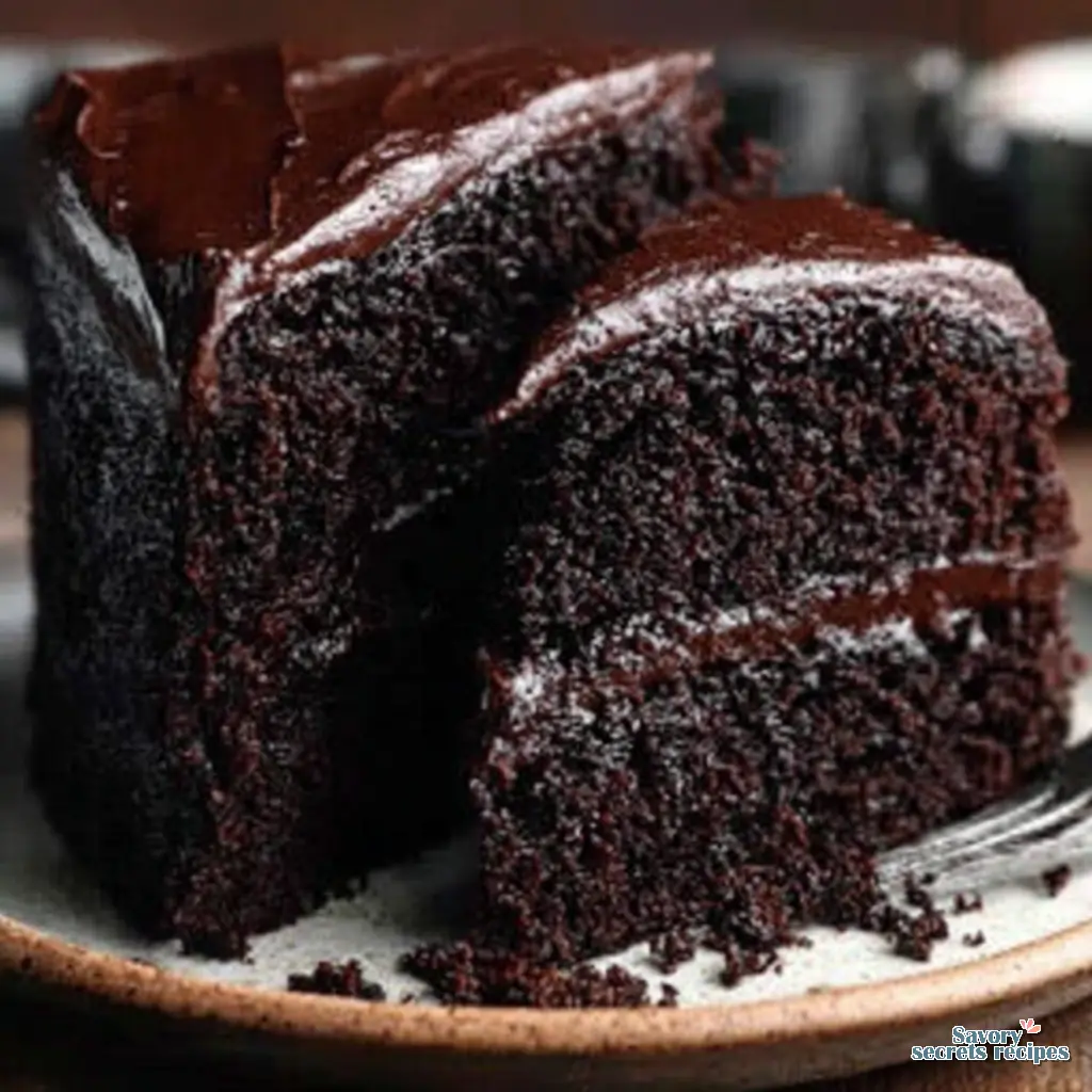 moist chocolate cake recipe final presentation