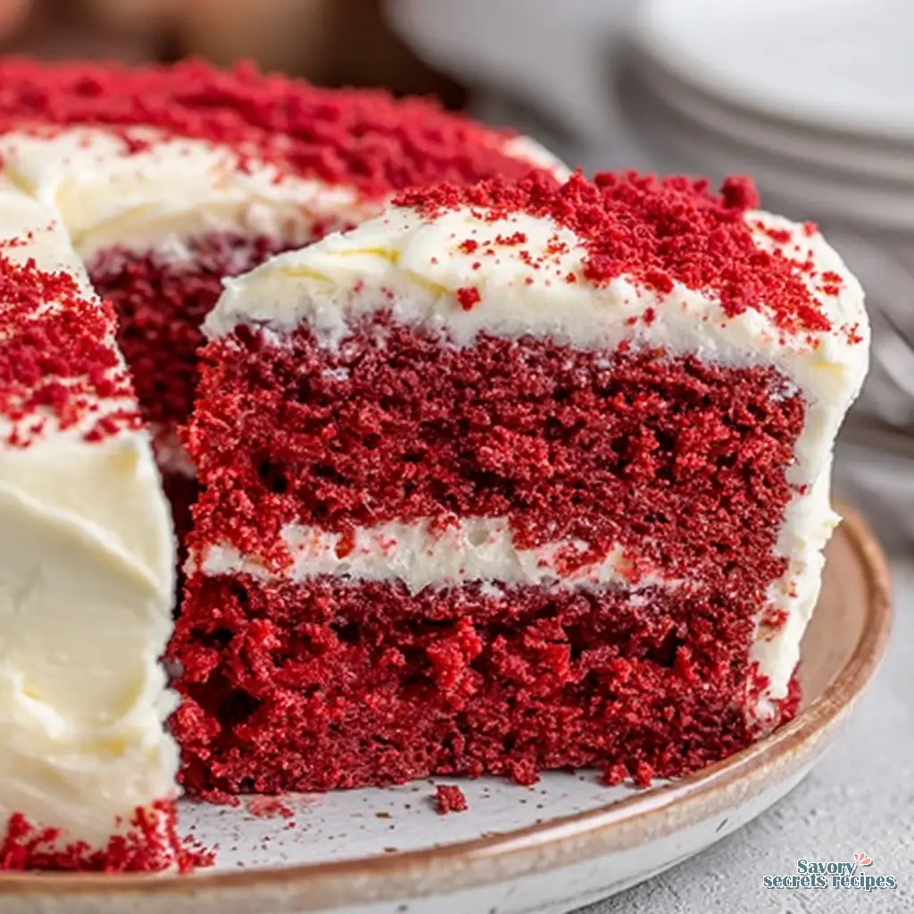 moist red velvet cake - variation 4