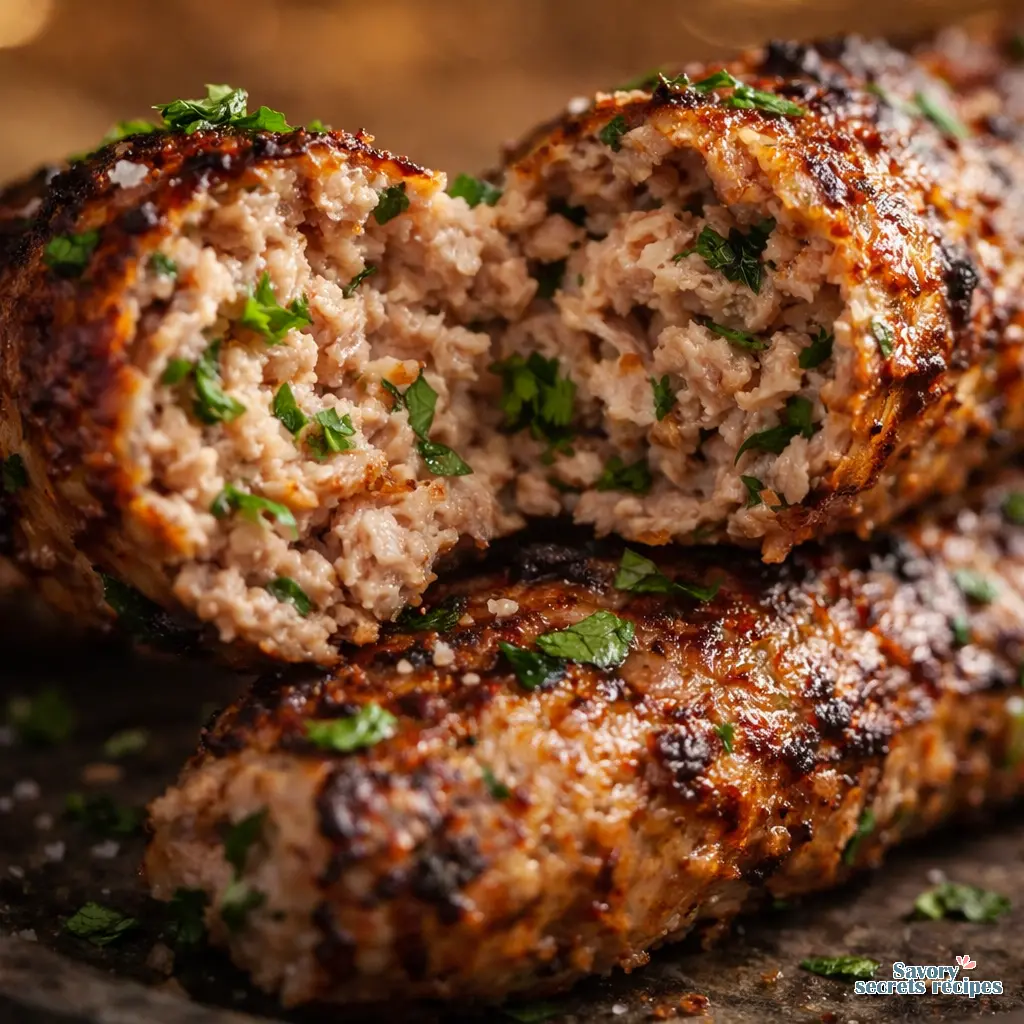 moroccan kefta kebab recipe close up