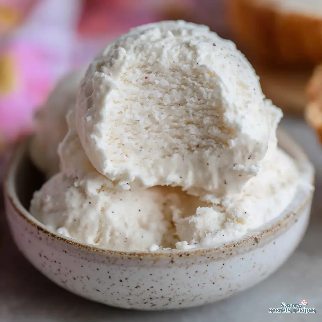 ninja creami cottage cheese ice cream recipe close up