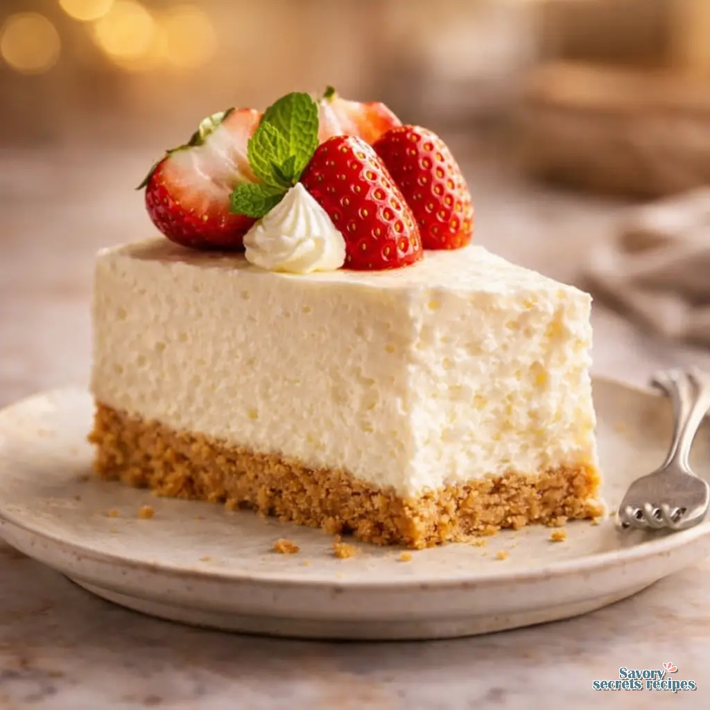 no bake cheesecake final presentation