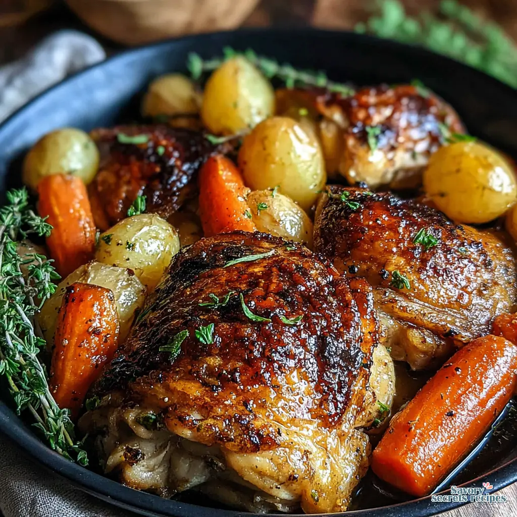 one pan roast chicken final presentation