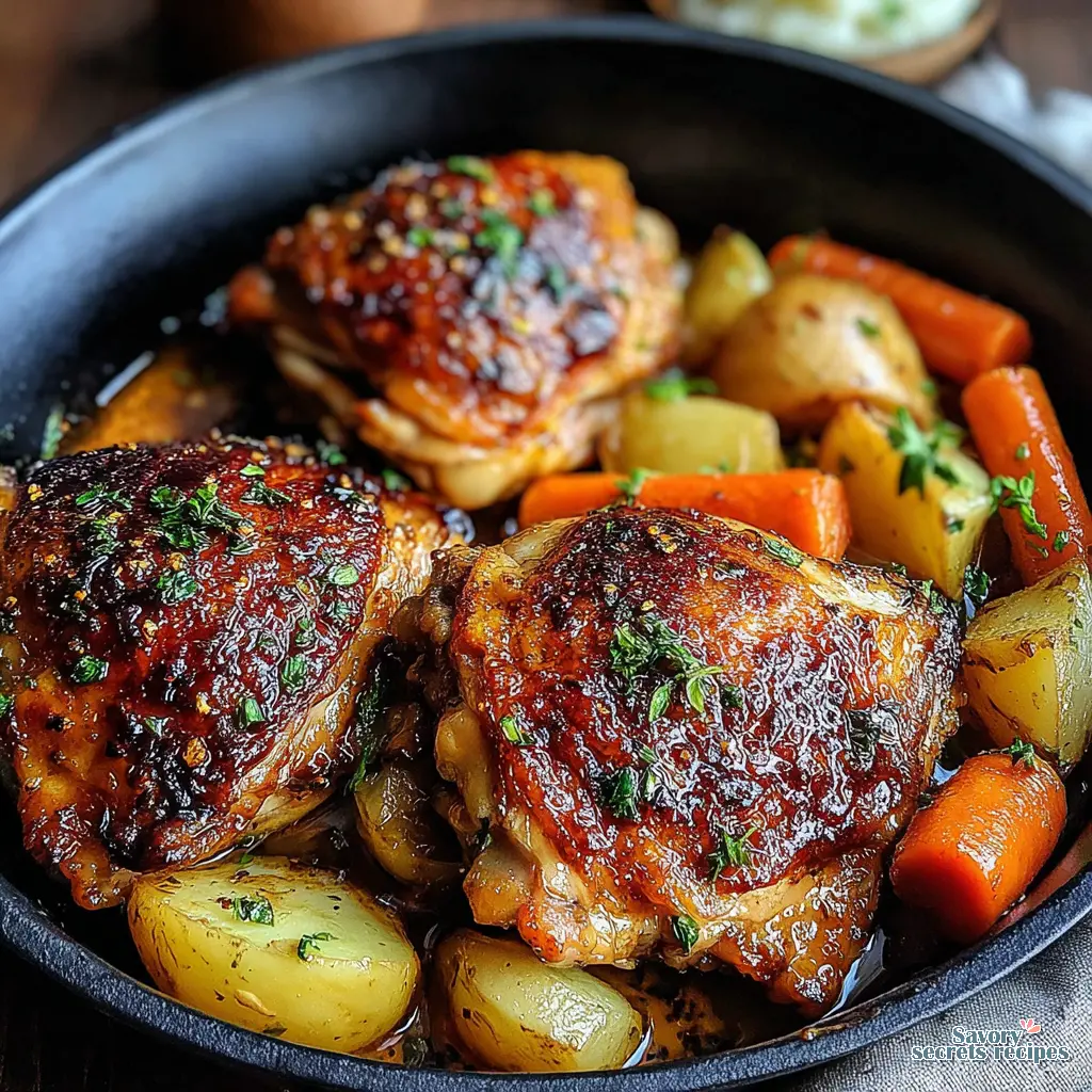 one pan roast chicken - variation 4