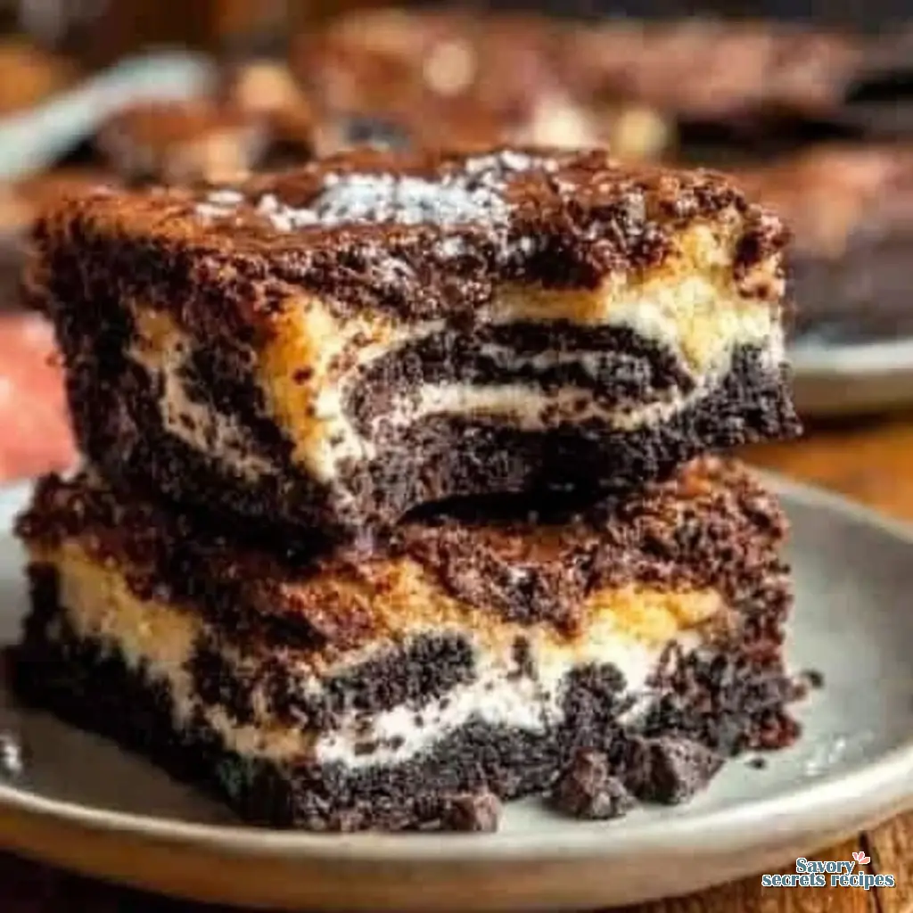 oreo brownie dump cake - variation 4