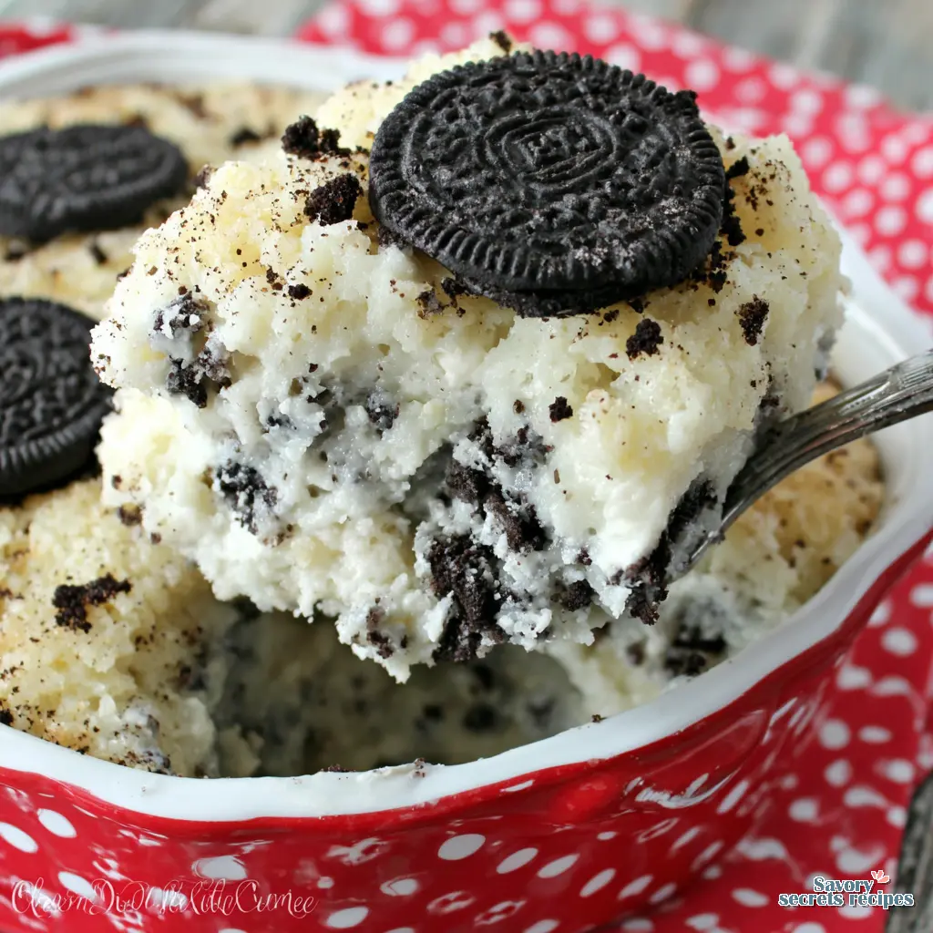 oreo dump cake crock pot - variation 4