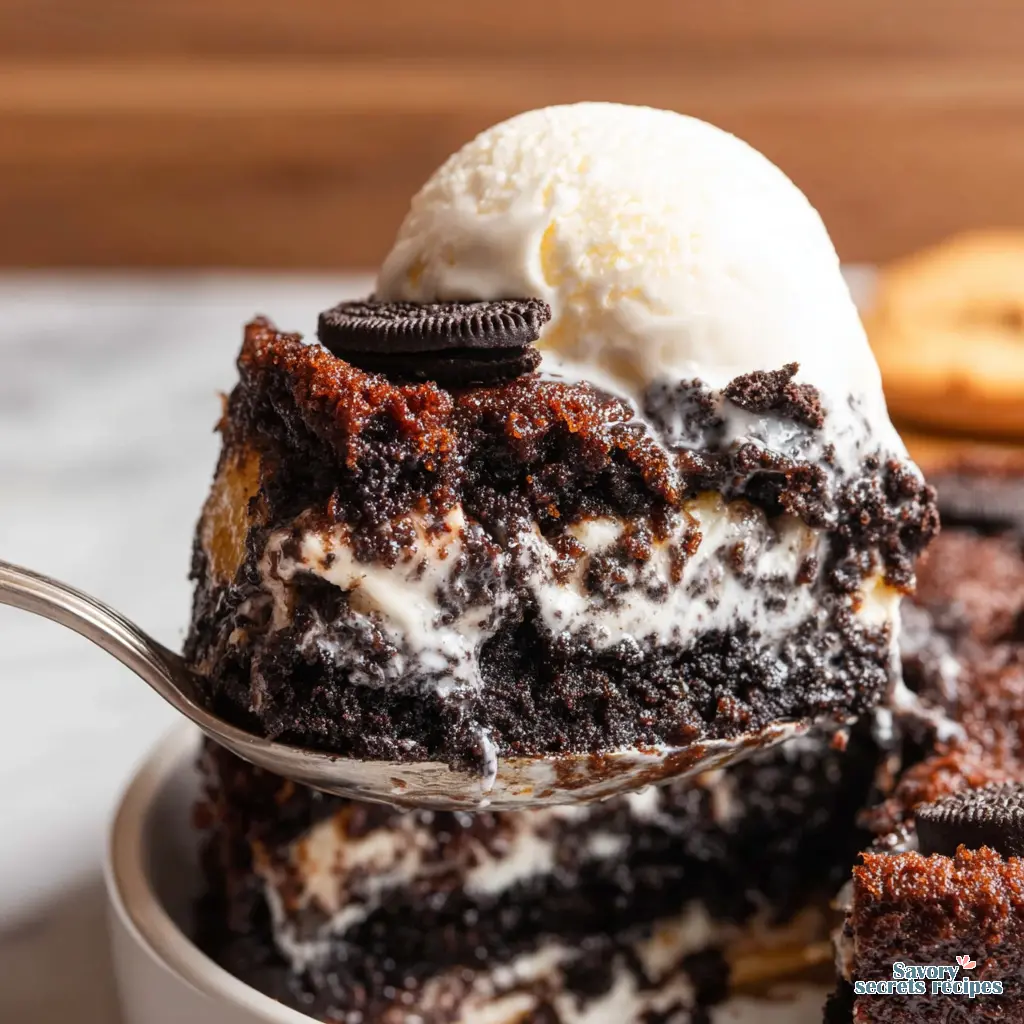 oreo dump cake with condensed milk final presentation