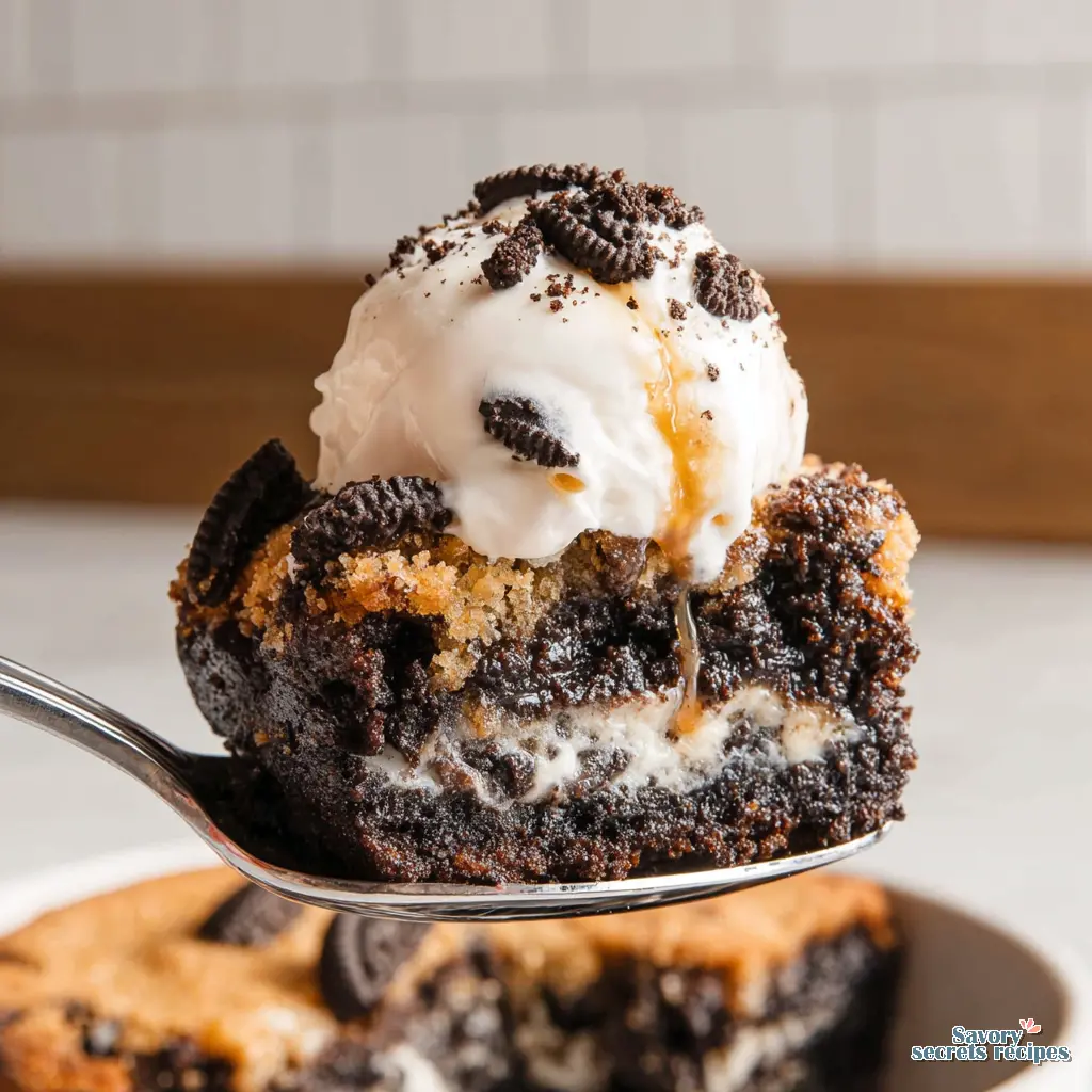 oreo dump cake with condensed milk - variation 4