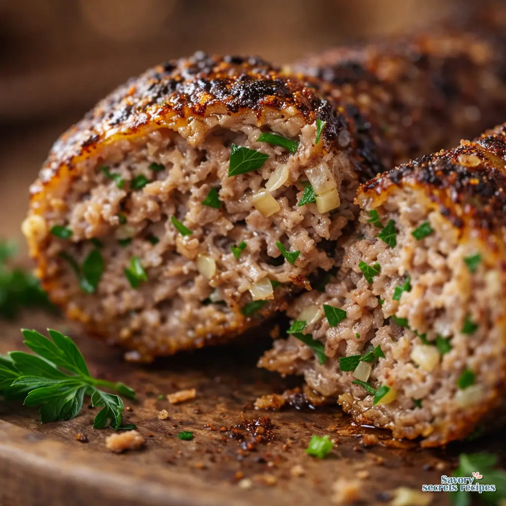 oven baked beef kofta skewers close up