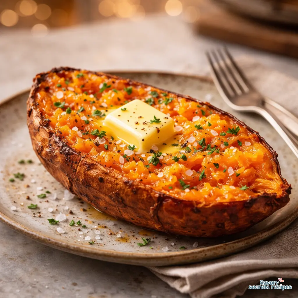 oven baked sweet potatoes final presentation