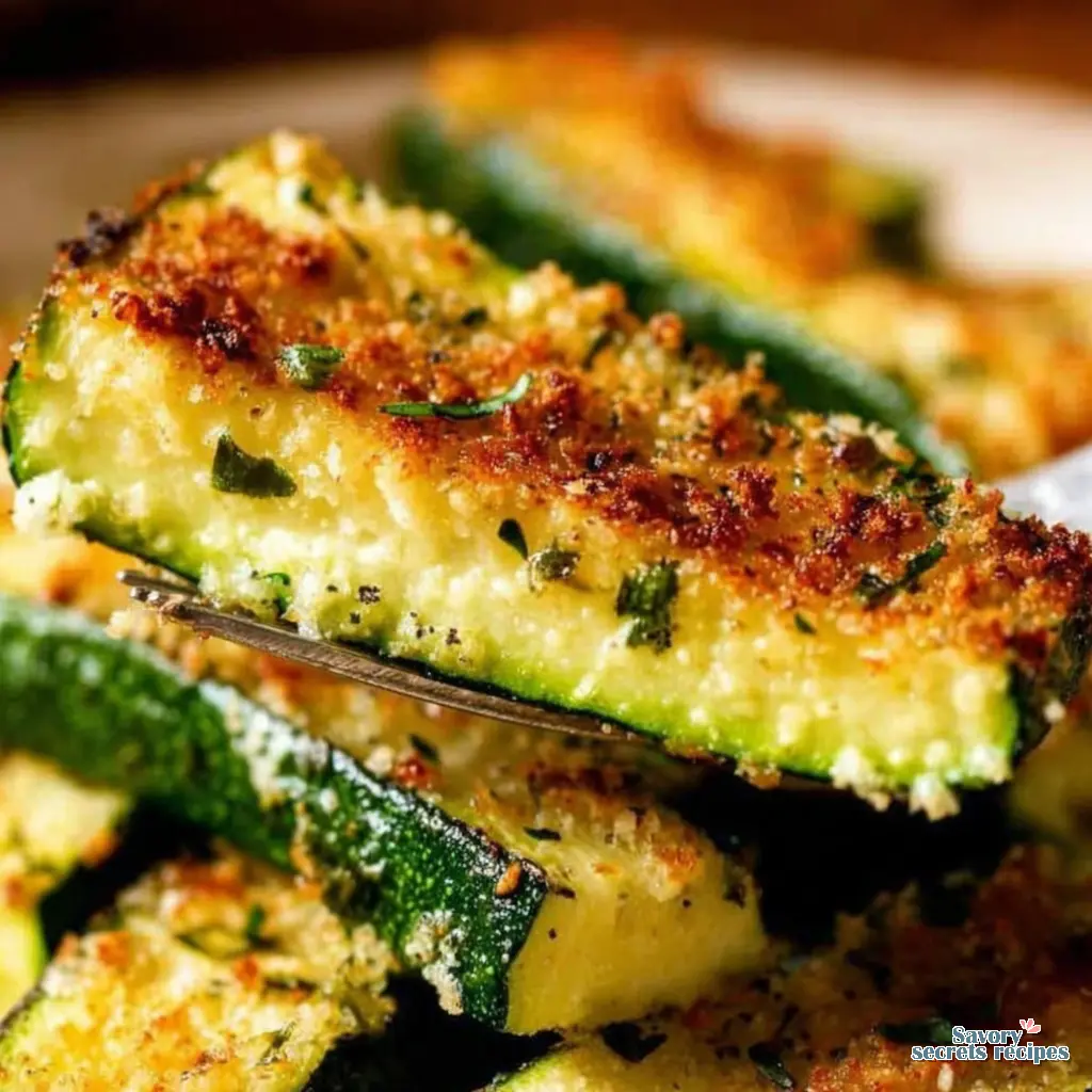 Oven Roasted Parmesan Zucchini Slices - variation 4