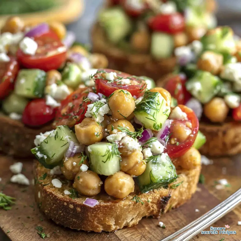 protein chickpea salad final presentation