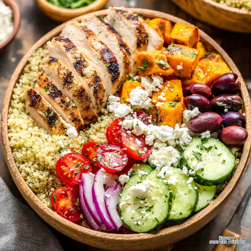 protein quinoa bowl - variation 4