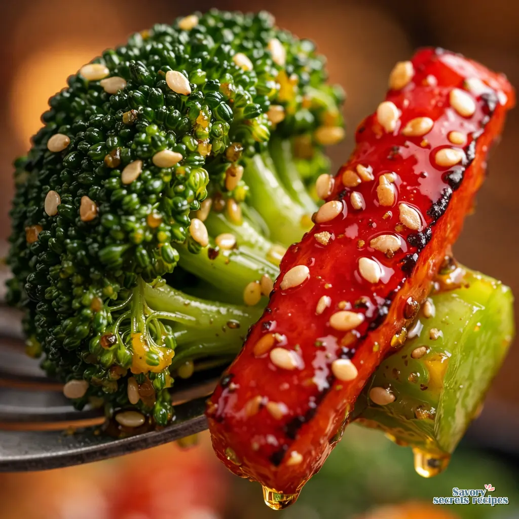 quick healthy vegetables close up