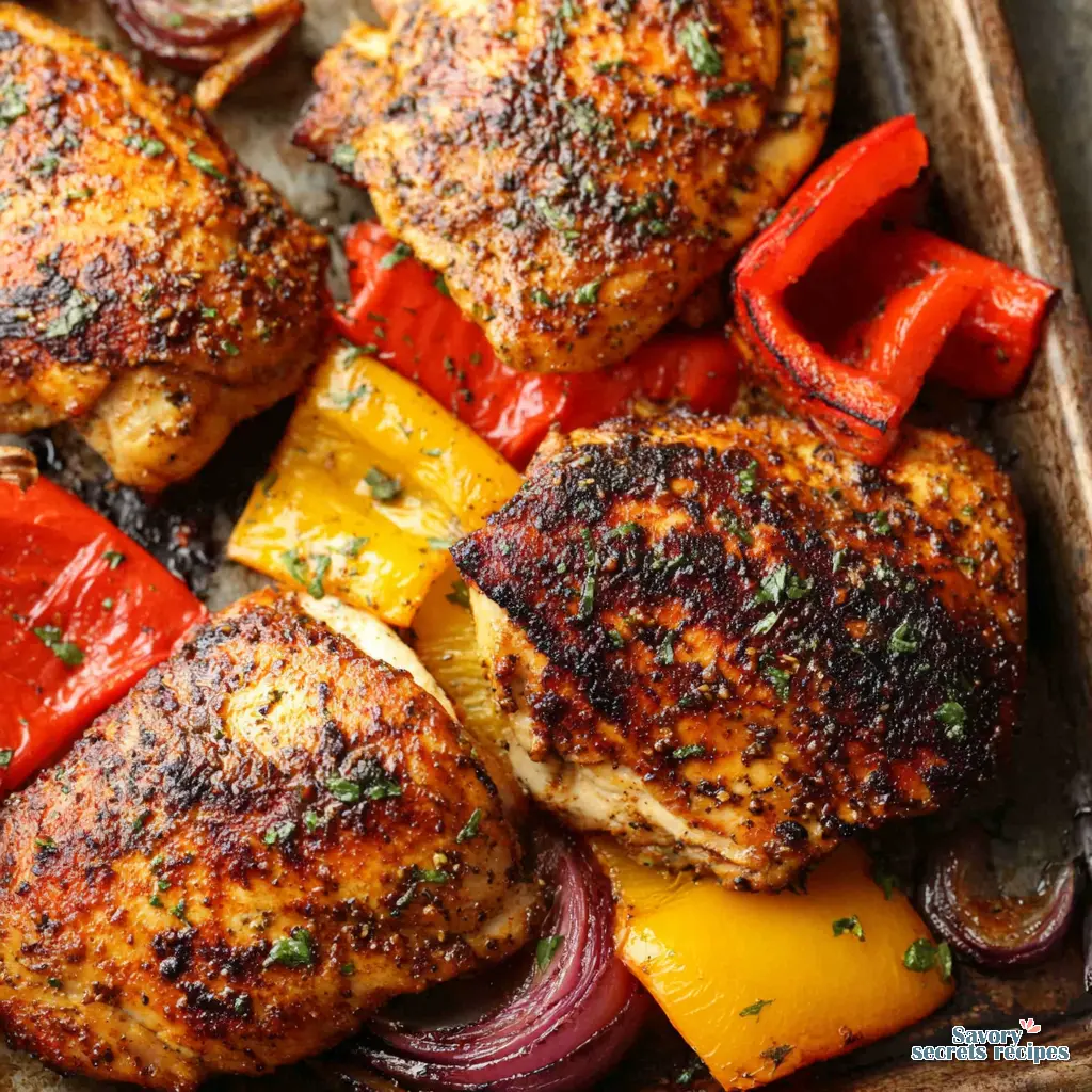 sheet pan chicken - variation 4