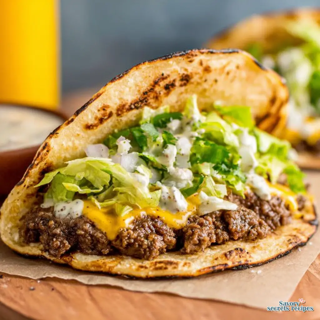 smash burger tacos big mac - variation 4