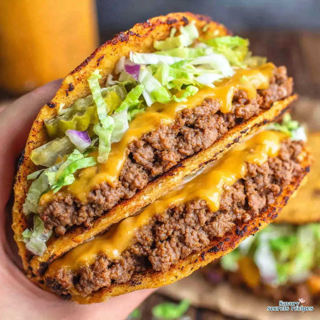 smash burger tacos chicken - variation 4