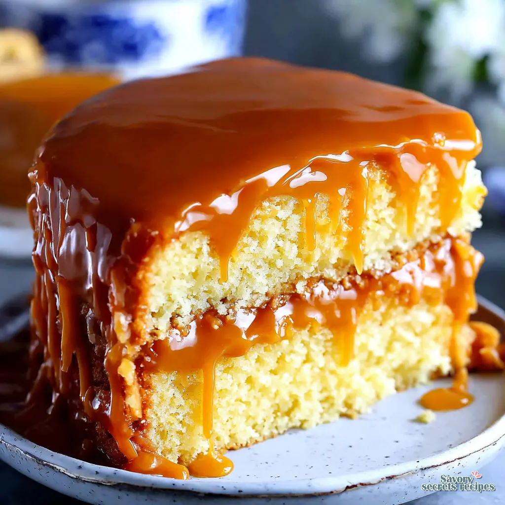 southern caramel cake recipe final presentation