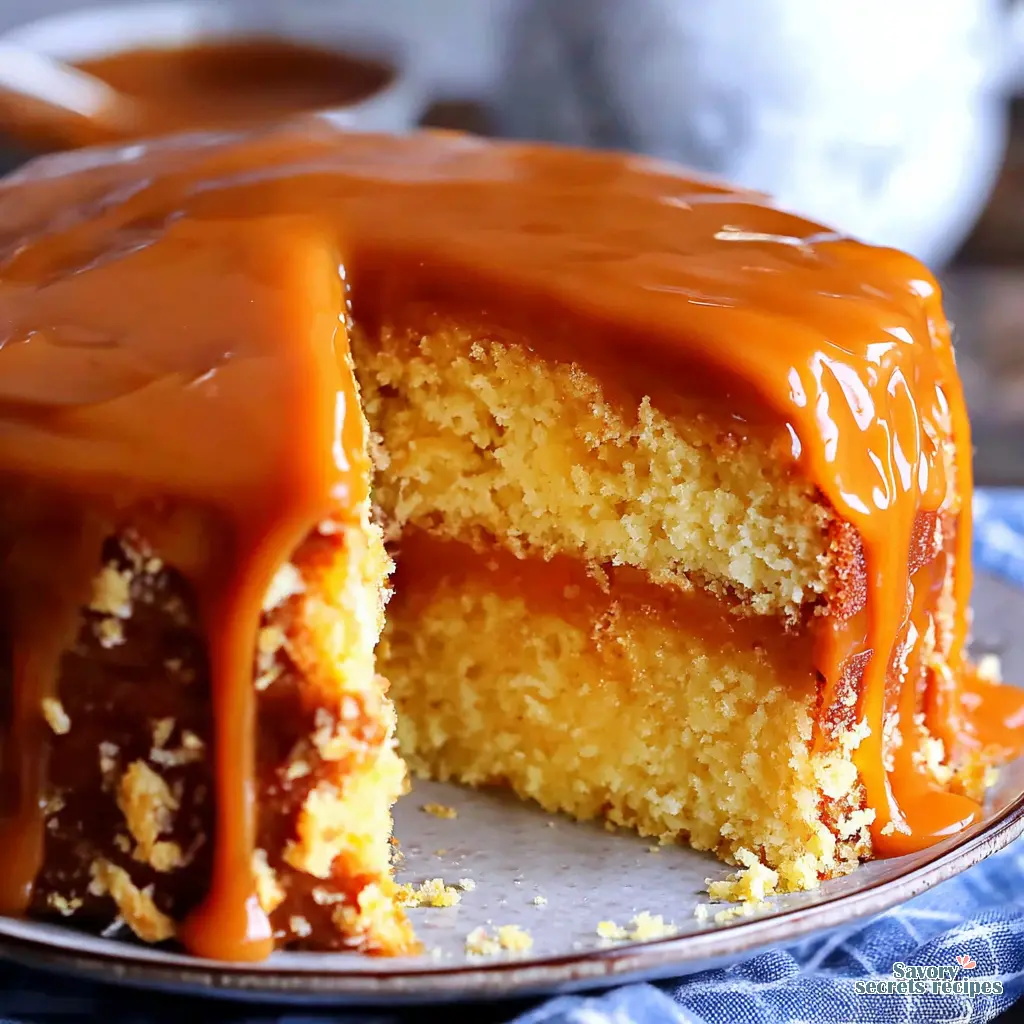 southern caramel cake recipe - variation 4