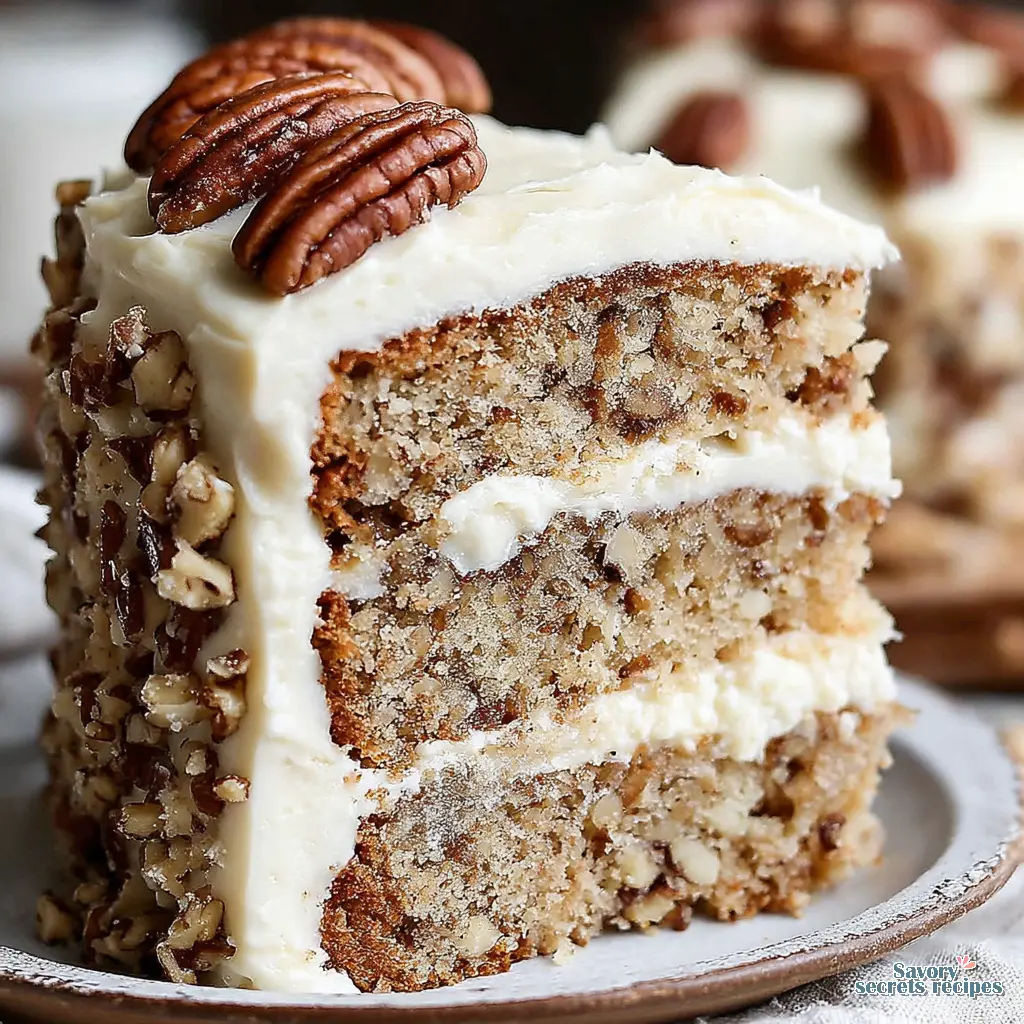 southern hummingbird cake close up