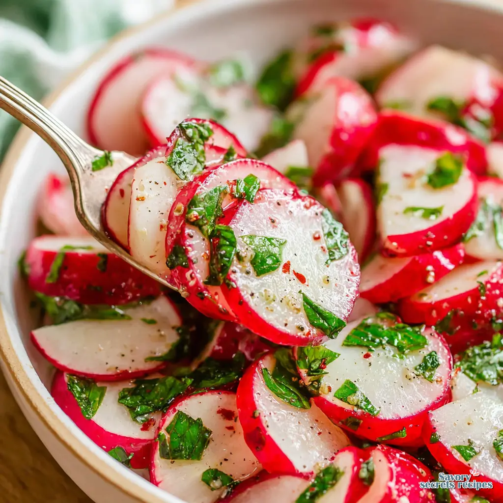 spring radish salad - variation 4