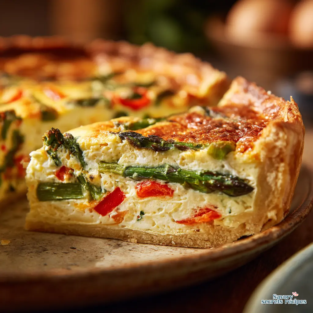 Spring Vegetable Quiche - variation 4